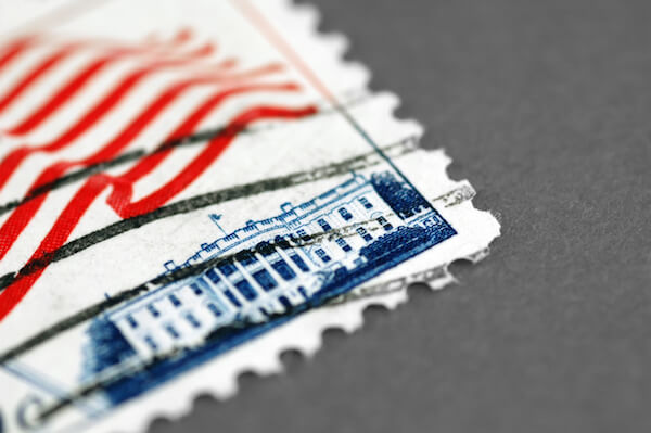 Stamp image for change of address form
